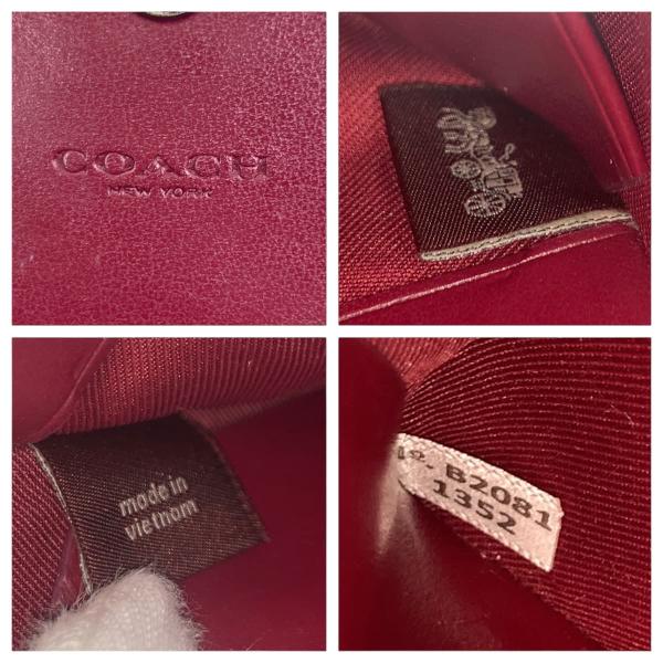COACH �R�[�` �~�f�B�A���t���b�v�E�H���b�g �t�����[ �z���C�g �}���`�J���[ ���U�[ 1352 �܍��z �R���p�N�g�E�H���b�g ���f�B�[�X 600384 ���i�摜4