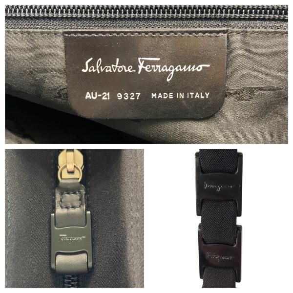 ���i Salvatore Ferragamo �T�����@�g�[���t�F���K�� ���@�� �u���b�N �� AU-21 9327 �g�[�g�o�b�O �V�����_�[�o�b�O ���f�B�[�X 600724 ���i�摜2