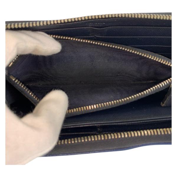 ���i PRADA �v���_ �T�t�B�A�[�m �l�C�r�[ �u���b�N �V���o�[���� ���U�[ �����z �����O�E�H���b�g �����Y 601503 ���i�摜4
