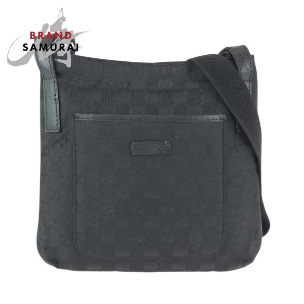 GUCCI（グッチ） ブラック 黒 シルバー金具 GGキャンバス/レザー