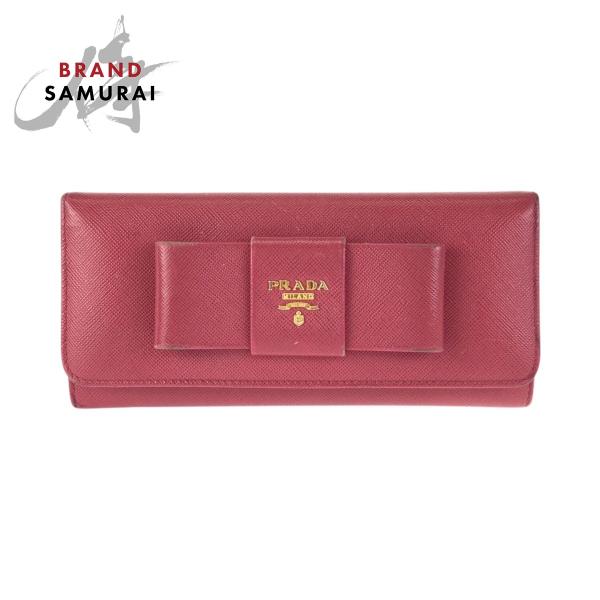 プラダ リボン 財布 ショルダー PRADA】プラダ『リボン ショルダーウォレット』レディース 1週間保証