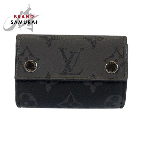ルイヴィトン モノグラム エクリプス ディスカバリーコンパクト 三つ折り LOUIS VUITTON（ルイ・ヴィトン） モノグラムエクリプスリバース