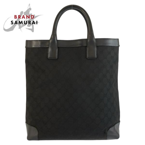 GUCCI �O�b�` �u���b�N �� GG�L�����o�X/���U�[ 002 1121 �g�[�g�o�b�O �n���h�o�b�O ���f�B�[�X 602143 ���i�摜
