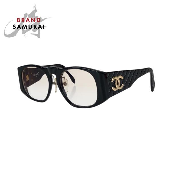 CHANEL（シャネル） 美品 マトラッセ ココマーク ブラック 黒 ゴールド