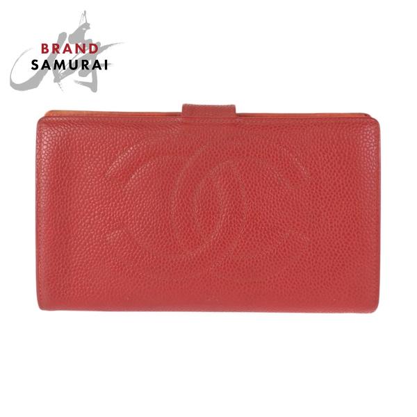 CHANEL（シャネル） 美品 ヴィンテージ ココマーク レッド ゴールド