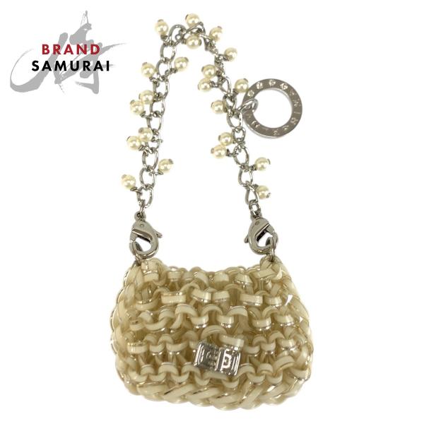 ANTEPRIMA（アンテプリマ） 美品 アイボリー シルバー金具 PVC バッグ