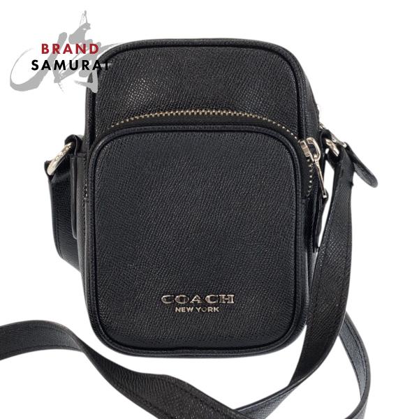 COACH（コーチ） 美品 ブラック 黒 シルバー金具 レザー F72515