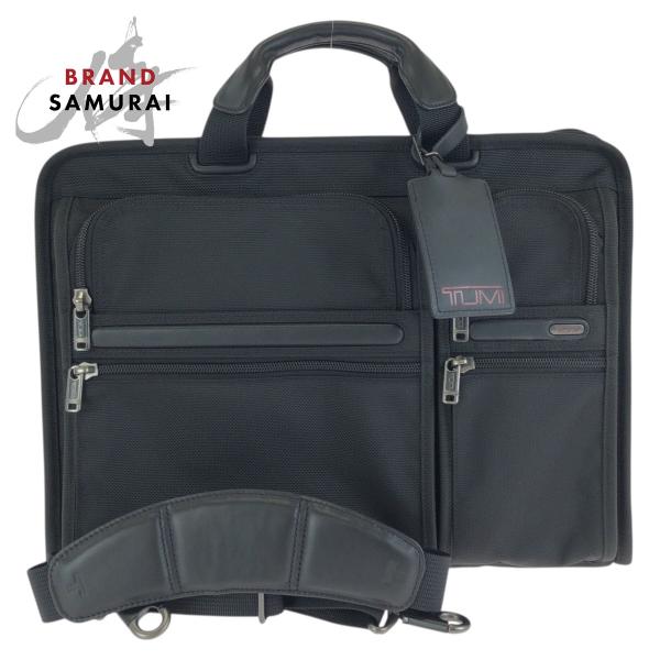 未使用品✨TUMI ビジネスバッグ ALPHA 2way 26114D2 TUMI（トゥミ） 美品 ALPHA 2way ブラック 黒 ガンメタ金具 ナイロン