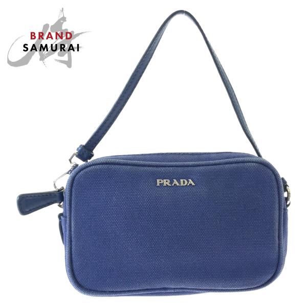 PRADA ブルー　ショルダーバッグ loopinc2019ys_603015