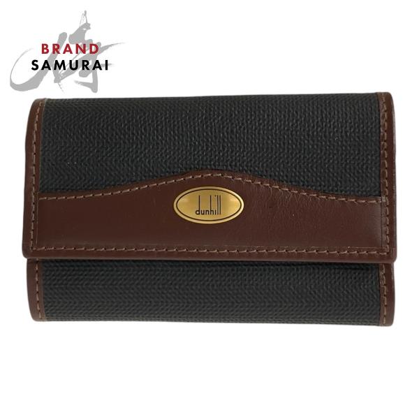 ✨新品タグ付✨保証書✨dunhill ダンヒル 6連キーケース レザー ブラウン dunhill（ダンヒル） 美品 ブラウン ブラック レザー キーケース 6連