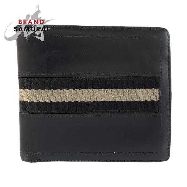Bally（バリー） トレインスポッティング ブラック 黒 レザー 折財布