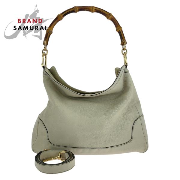 GUCCI（グッチ） バンブー アイボリー ゴールド金具 レザー 282315