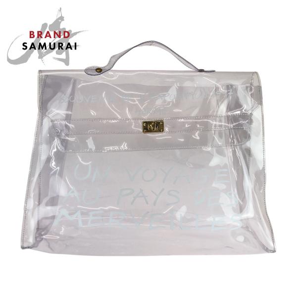 HERMES（エルメス） 美品 ビニールケリー クリア ゴールド金具