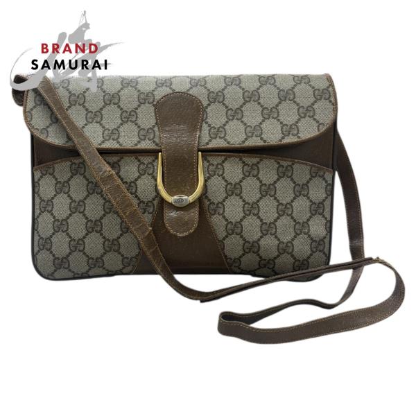 GUCCI（グッチ） オールドグッチ GGスプリームキャンバス ブラウン