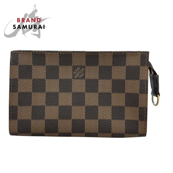 LOUIS VUITTON（ルイ・ヴィトン） 美品 ダミエ ブラウン ゴールド金具