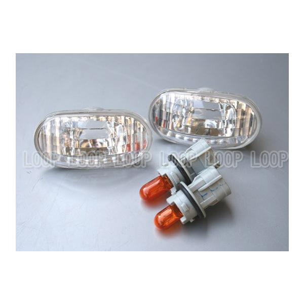 【希少品】シボレー用 クリアサイドマーカー JA11 JA12 JA22 JA71 ジムニー クリア サイド マーカー 左右セット