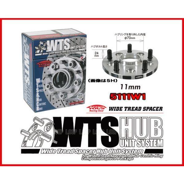 ハブ64付キックスワイドトレッドスペーサー11mm5H-114.3（1.5) 5111W1-64