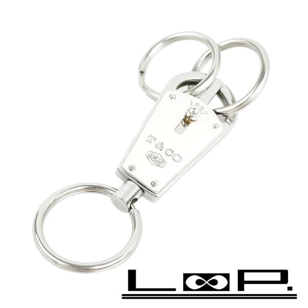 ▽値下げ▽ □新同□ ティファニー 1837 キーホルダー キーリング 925