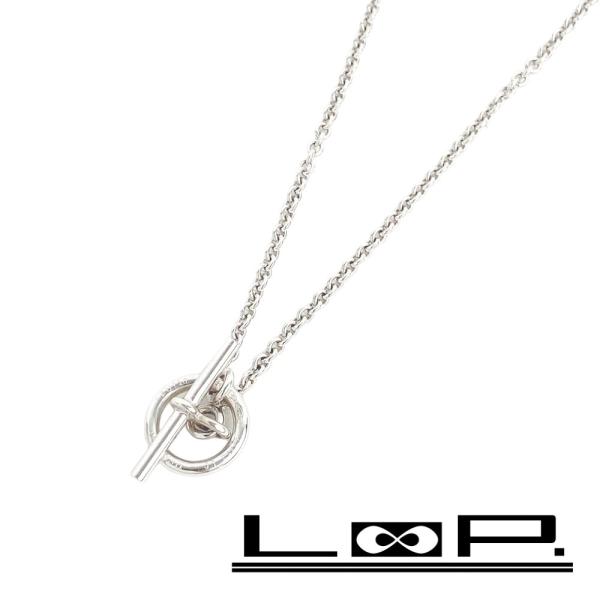 ■新同■　エルメス エシャペ グレナン チェーン ブレスレット シェーヌダンクル K18 750 WG  【173653】 □新同□ エルメス エシャペ グレナン チェーン ブレスレット