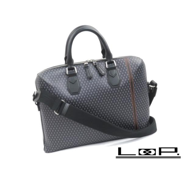 ■美品■　ダンヒル 2WAY ビジネス ハンド バッグ ブラック PVC 【26522】 □美品□ ダンヒル 2WAY ビジネス ハンド バッグ ブラック PVC 【26522