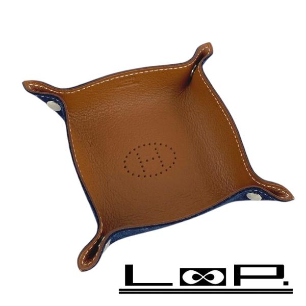 【正規品】HERMES エルメス ヴィド・ポッシュ レザートレイ 小物入れ □美品□ エルメス ヴィドポッシュミニ トレイ 小物入れ レザー