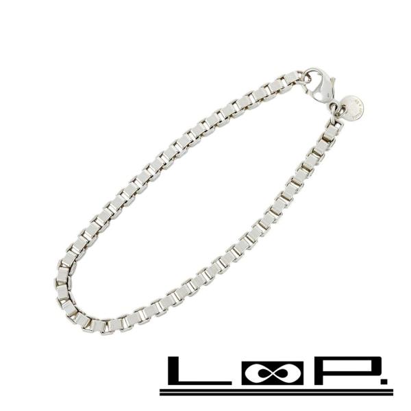テ*ス様 TIFFANYティファニー925シルバー チェーンベネチアンブレ