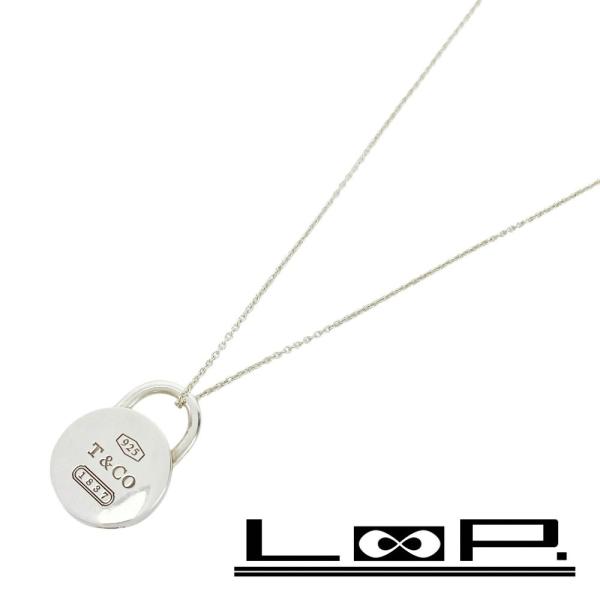 Tiffany ティファニー ペンダントトップ チャーム 1837 丸型 925 □美品□ ティファニー ラウンドロック ネックレス アクセサリー