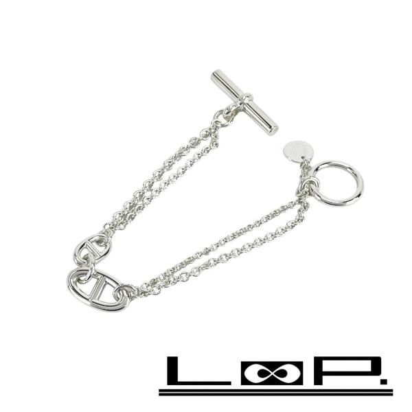 □新同□磨き済□ エルメス ニューファランドール ST ブレスレット