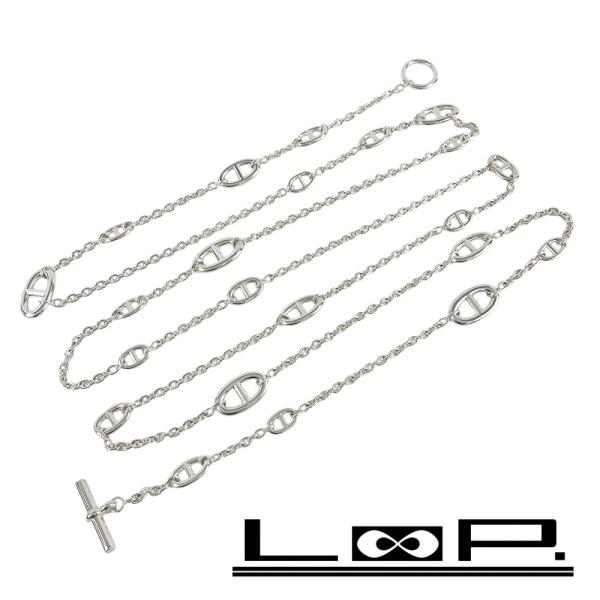 □美品□ エルメス ファランドール 160 ロング ネックレス