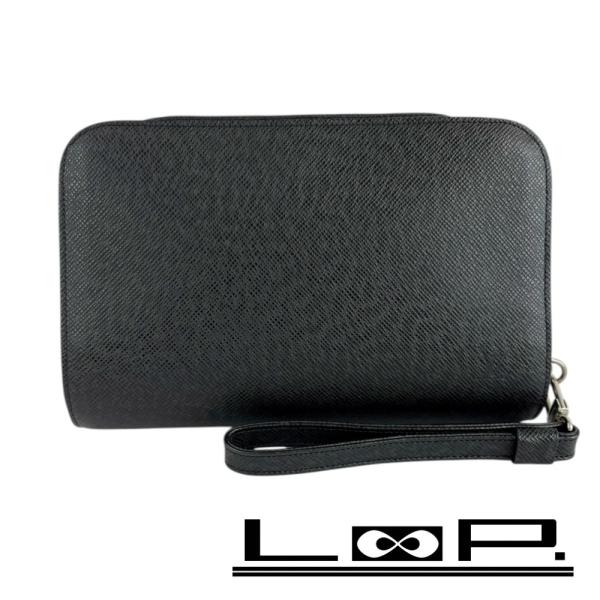 ルイヴィトン バイカル タイガ クラッチ セカンドバッグ ブラック M30182 □美品□ ルイヴィトン バイカル セカンド クラッチ バッグ