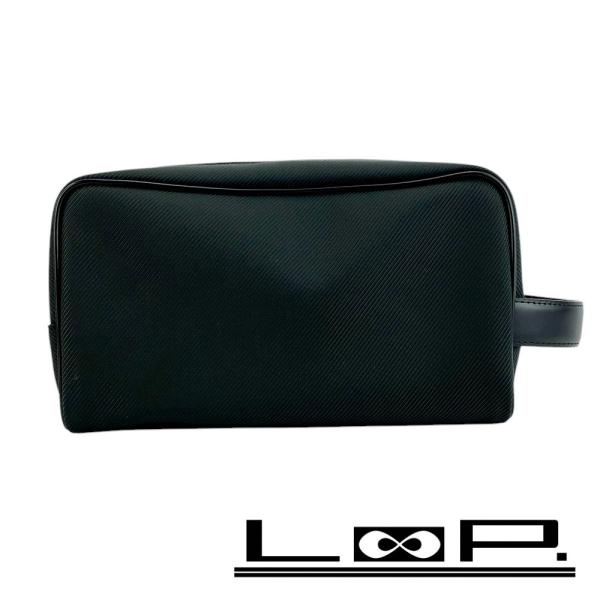 ■新同■　ルイヴィトン パラナ セカンド クラッチ バッグ タイガ キャンバス ブラック M30752 箱 【413148】3 loopland_413148