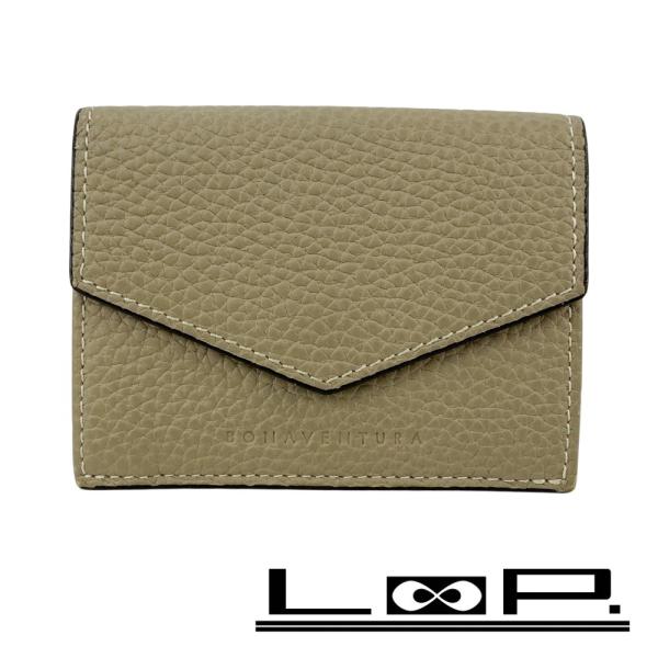 ボナベンチュラ □中古□ 三つ折り 財布 コンパクト ウォレット レザー