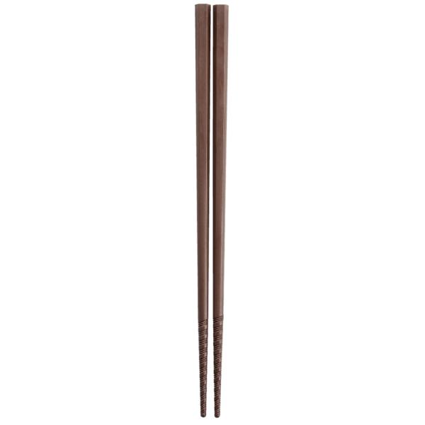 トルネード箸　茶　PM-106　22.5cm　RHS-P8