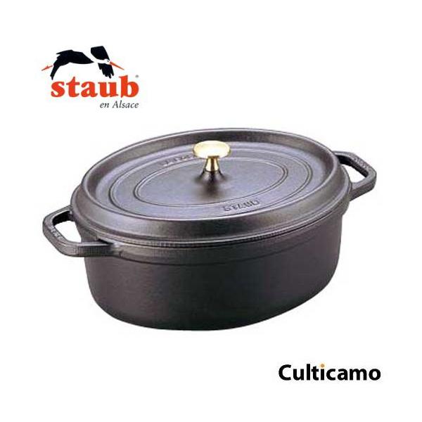 staub　オーバルココット37 Amazon｜staub ストウブ 「 ピコ ココット オーバル ブラック 37cm