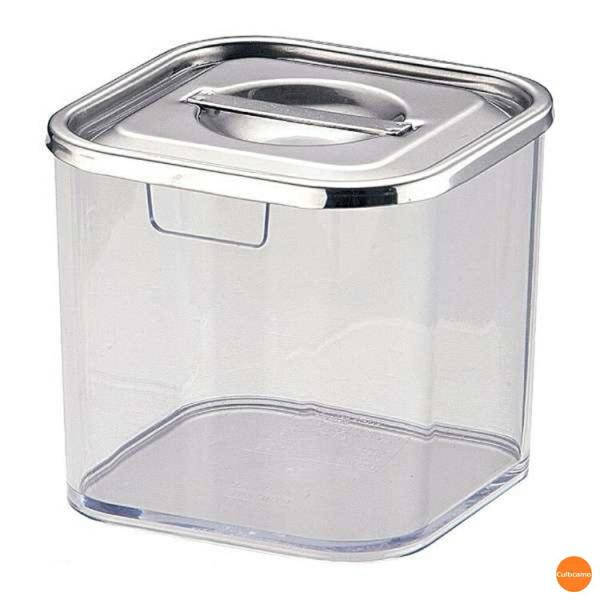 YUKIWA（ユキワ） UK 薬味入れ 角キッチンポット蓋仕様 7cm QTY-33