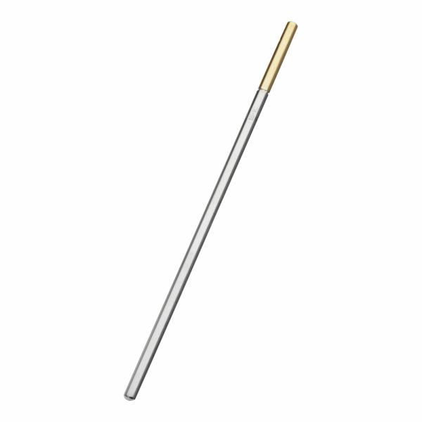 掴みやすくて滑りにくい6角形のステンレス製マドラー。