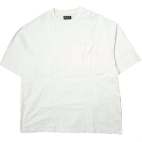A4A エーフォーエー シルケットポケット半袖Tシャツ 606222113 L WHITE LHP オーバーサイズ トップス f1155
