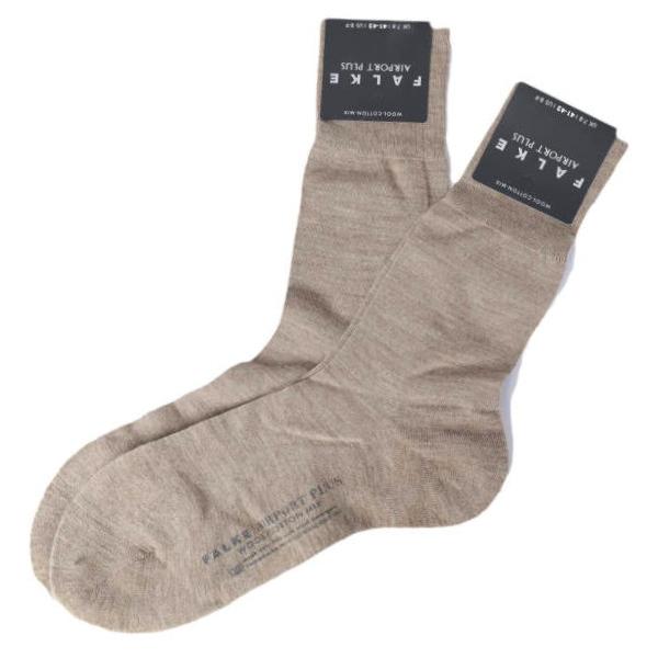 新品 FALKE ファルケ AIRPORT PLUS SOX 2足セット エアポートプラス ソックス 14403 BROWN 41-42(M/26cm-27cm) 靴下 g010051