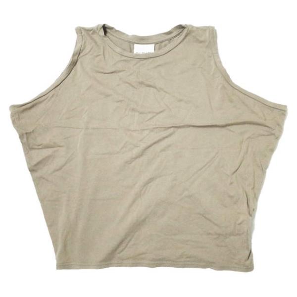 Ray BEAMS レイビームス 日本製 オーバーサイズノースリーブTシャツ 63-04-0178-096 ONE SIZE ベージュ タンクトップ トップス g10965