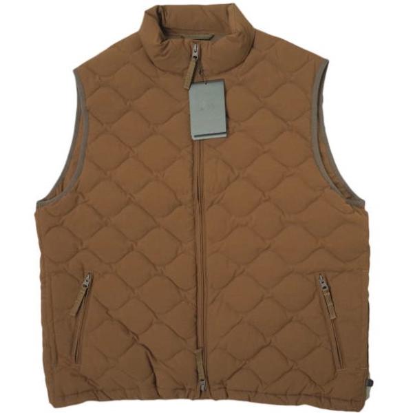 新品 DAIWA PIER39 ダイワ ピア39 22AW TECH QUILT STAND COLLAR LINER VEST キルトダウンベスト BJ-24022W L(JP) BROWN キルティング looponline_g11700
