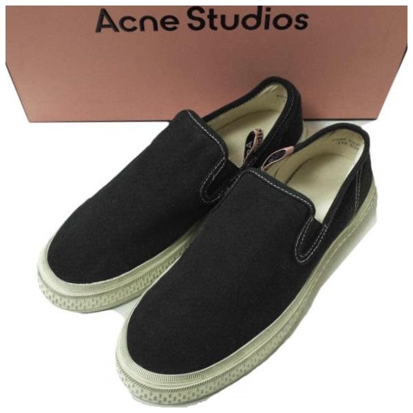 Acne Studios ✖️Kero スリッポン　black Acne Studios アクネ ストゥディオズ Kero ケロ レザーシューズ
