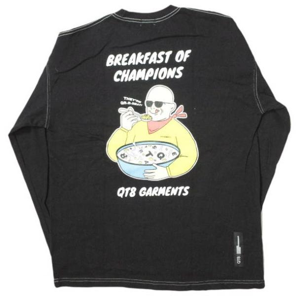 QT8 GARMENTS ホワイト/ブラック Tシャツ 2枚セット QT8 GARMENTS