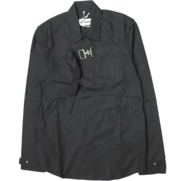 【美品】OAMC バッグプリントシャツ OAMC オーエーエムシー Strapped Shirt バックルフロント