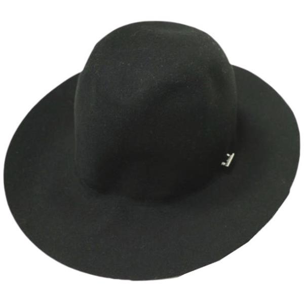 新品 maniera マニエラ 日本製 FOLDABLE FELT SOFT HAT フォールダブル フェルトハット MEA-311 S BLACK DeoRex 中折れ 帽子 g12676