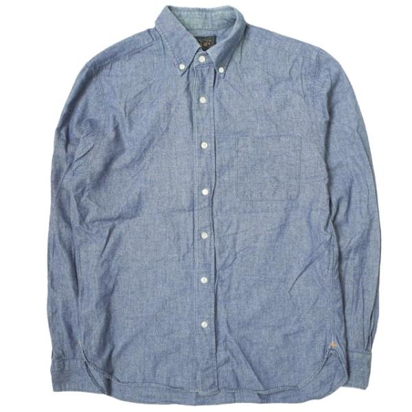 く日はお得♪ BEAMS シャンブレーボタンダウン 日本製 ビームスプラス PLUS トップス