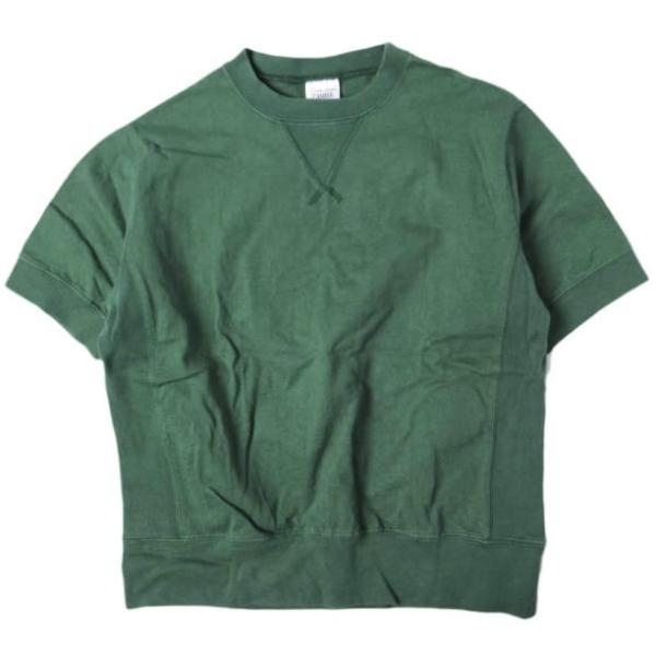 CAMBER キャンバー アメリカ製 Vガゼットショートスリーブスウェット CAM14SS-004 S GREEN トレーナー 半袖 Tシャツ トップス g13406