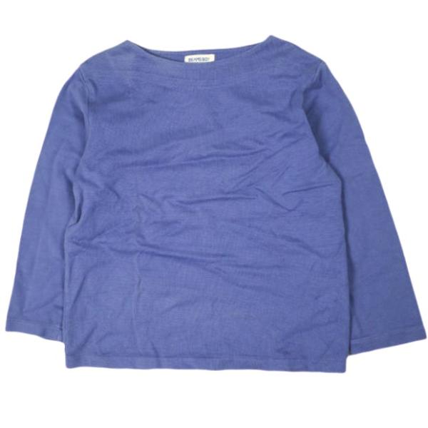 BEAMS BOY ビームスボーイ ガーメントダイ バスクシャツ 13-14-0227-639 ONE SIZE パープル 長袖 カットソー ロングスリーブTシャツ