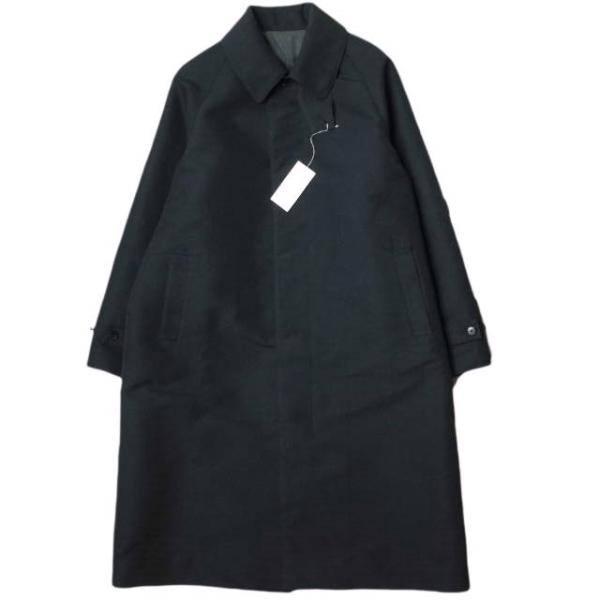 AUBETT 21AW ダブルクロスバルカラーコート L AUBETT オーベット 21AW 日本製 DOUBLE CLOTH BAL COLLAR COAT