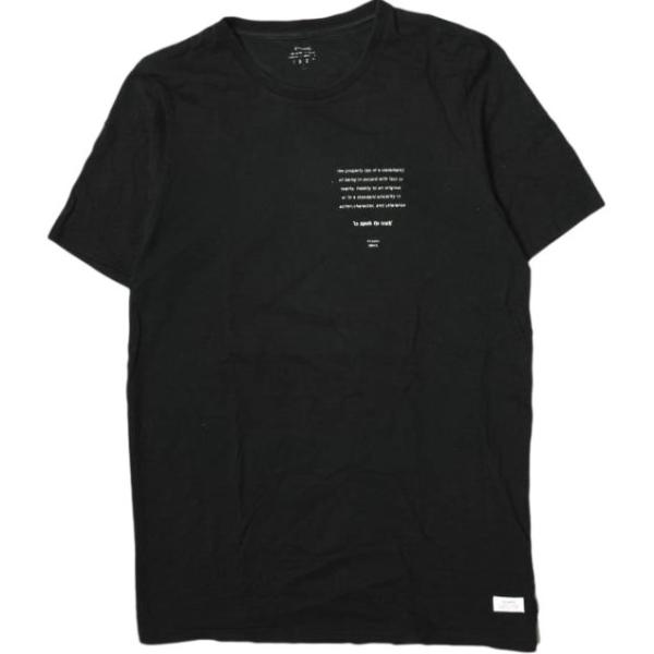 STAMPD スタンプド VOIR DIRE TEE SS プリントTシャツ S Black 半袖 トップス g15230