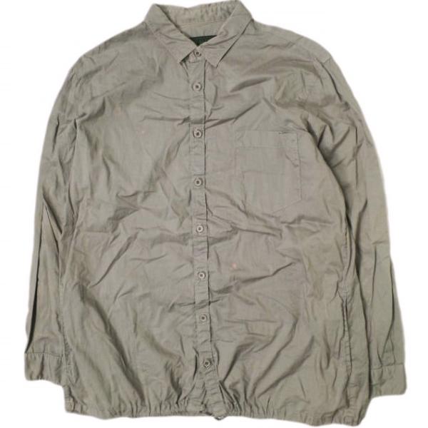 HEALTH ヘルス 日本製 Coach Shirts コーチシャツ S チャコールグレー 長袖 トップス g15618